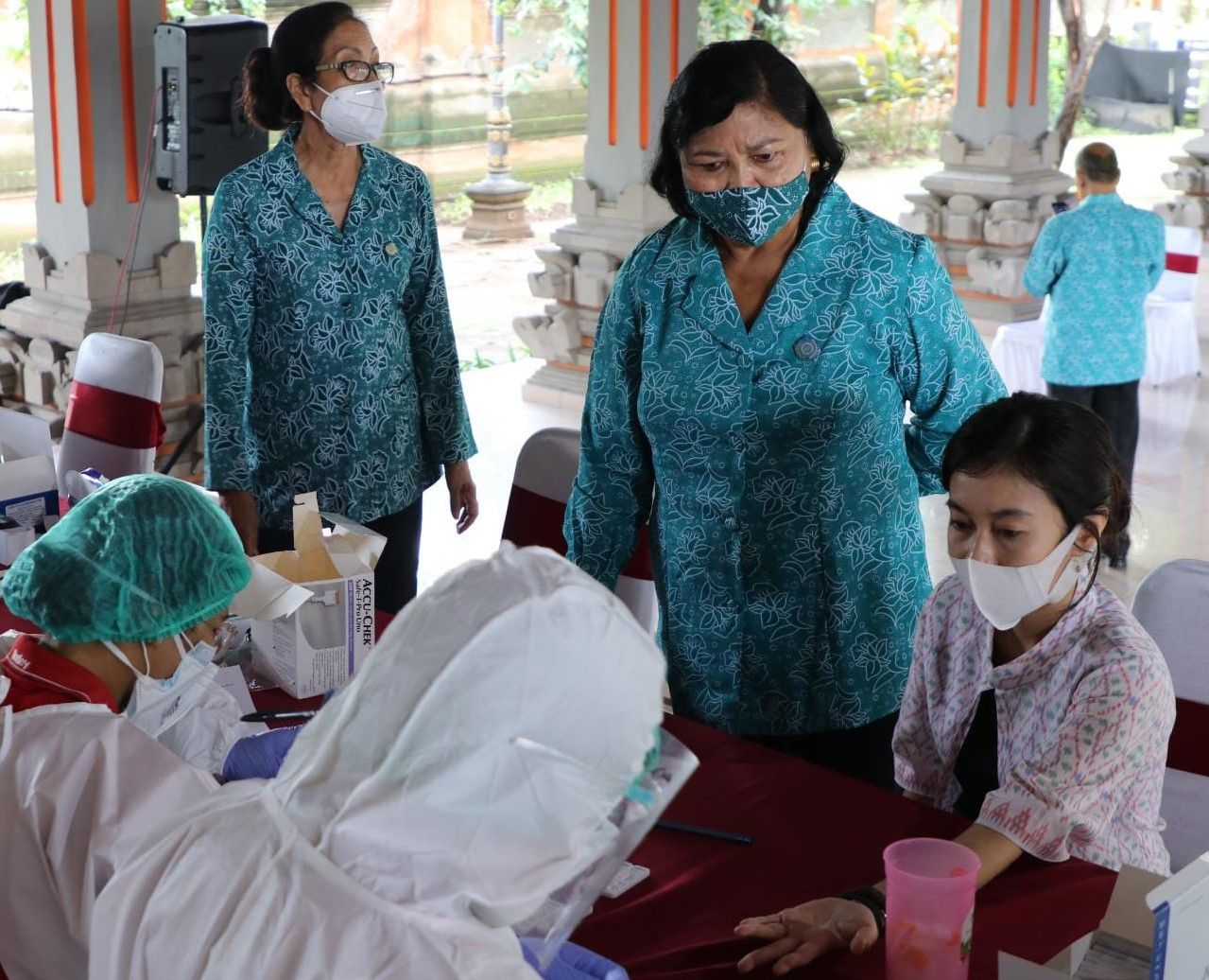 podiumnews.com-Hari Ibu ke-22, TP PKK Bali Gelar Rapid Test Gratis